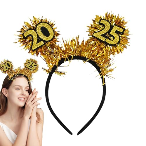 Générique 2025,2025 Stirnband – Zubehör für Kopfbedeckungen | Silvester Stirnband 2025, Frohes neues Jahr Stirnband Dekor für Partybedarf Générique 2025,2025 Stirnband – Zubehör für Kopfbedeckungen | Silvester Stirnband 2025, Frohes neues Jahr Stirnband Dekor für Partybedarf von Générique