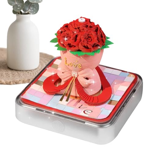 Générique 3D Time Piece Kalender 2026 – 9,8 x 9,8 x 8,5 cm Memo-Pad, Papier, Tear Away Carving Dependable Art Notepad, Time Piece Notepad with Led Lighting Acrylic Case for Thanksgiving Christmas Générique 3D Time Piece Kalender 2026 – 9,8 x 9,8 x 8,5 cm Memo-Pad, Papier, Tear Away Carving Dependable Art Notepad, Time Piece Notepad with Led Lighting Acrylic Case for Thanksgiving Christmas von Générique