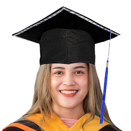 Générique Abschlusshut für Studenten | Kappe für Erwachsene mit LED mit Sublimation | Quaste Zubehör für Partys, Schulveranstaltungen, Universität und Feiern von Générique