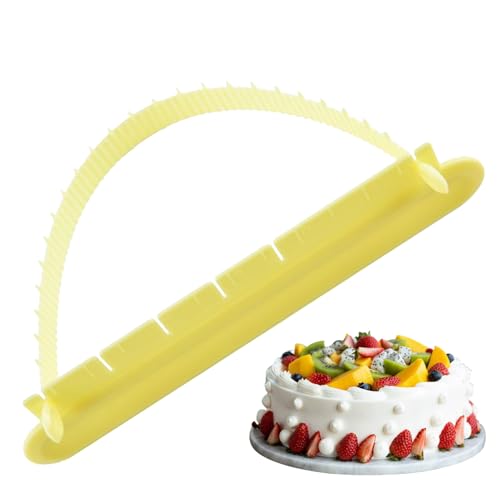 Générique Cakes Arc Ruler, Fondant Cake , Curved Baking Tool Candy Decoration, Decorating Tools, Edge Marker for Chocolate Cream Enthusiasts, Bakers, Home, Men and Women Générique Cakes Arc Ruler, Fondant Cake , Curved Baking Tool Candy Decoration, Decorating Tools, Edge Marker for Chocolate Cream Enthusiasts, Bakers, Home, Men and Women von Générique