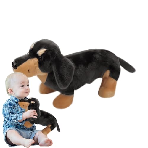 Générique Dog Stuffed Tier, Hunde-Spielzeug, 24 x 9,94 cm, Cartoon-Cuddle Pillow, ultraweicher Plüschstoff, niedliches Schlafunternehmen für Kinder, Schlafzimmer, Zuhause, Wohnzimmer von Générique