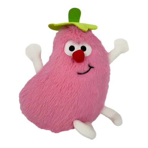 Générique Gefülltes Auberginen-Plüschtier, Auberginen-Puppen | Schöne Puppen gefüllt mit Obst und Gemüse mit roter Nase | Kreatives Spielzeug aus Fruchtplüsch zum Sammeln, Kuscheln von Générique