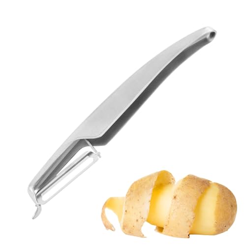 Générique Kartoffelpuffer - bequemer Griff Gemüseschäler Round - Gemüseschäler ergonomischer kompakter kompakter Gemüseschäler aus Edelstahl für g Générique Kartoffelpuffer - bequemer Griff Gemüseschäler Round - Gemüseschäler ergonomischer kompakter kompakter Gemüseschäler aus Edelstahl für g von Générique