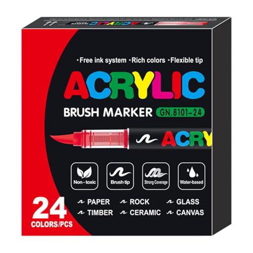 Générique Kunstmarker Set, und Pinsel | Multifunktionale Permanentmarker, feine Versiegelungsmarker und Pinselspitze für Künstler, Ausmalen Générique Kunstmarker Set, und Pinsel | Multifunktionale Permanentmarker, feine Versiegelungsmarker und Pinselspitze für Künstler, Ausmalen von Générique
