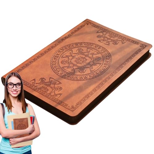 Générique Leder-Tagebuch, Notizbuch aus Leder | A5 Tagesnotizblock mit 288 Seiten, tägliches Schreibbuch für die Arbeit, persönliche Organisatoren für Notizen Générique Leder-Tagebuch, Notizbuch aus Leder | A5 Tagesnotizblock mit 288 Seiten, tägliches Schreibbuch für die Arbeit, persönliche Organisatoren für Notizen von Générique