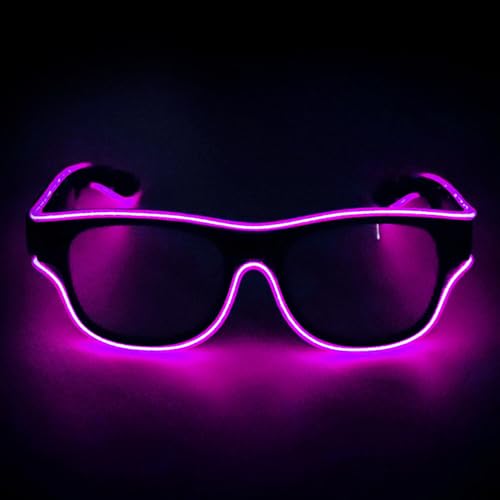 Générique Leuchtbrille – LED-Zubehör für fluoreszierende Partys | Prismatisches Zubehör für Erwachsene Party Pool Kostüm Halloween Festival Générique Leuchtbrille – LED-Zubehör für fluoreszierende Partys | Prismatisches Zubehör für Erwachsene Party Pool Kostüm Halloween Festival von Générique