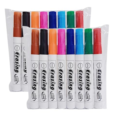 Générique Magische Stifte für Wassermalerei, magische Stifte, kreativ, magischer Filzstift für Kinder, waschbar, für Whiteboard, für Kinder und Erwachsene, 16 Stück Générique Magische Stifte für Wassermalerei, magische Stifte, kreativ, magischer Filzstift für Kinder, waschbar, für Whiteboard, für Kinder und Erwachsene, 16 Stück von Générique