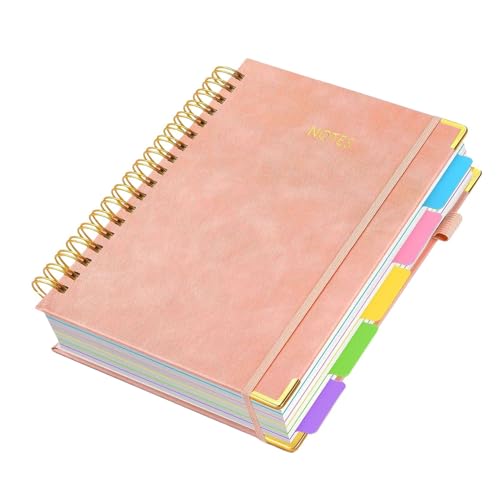 Générique Notizbuch im A5-Format mit herausnehmbaren Trennwänden – Notizblock, 300 Seiten für Schüler, Lehrer, Meetings, College, Notizen, Spiralbuch Générique Notizbuch im A5-Format mit herausnehmbaren Trennwänden – Notizblock, 300 Seiten für Schüler, Lehrer, Meetings, College, Notizen, Spiralbuch von Générique