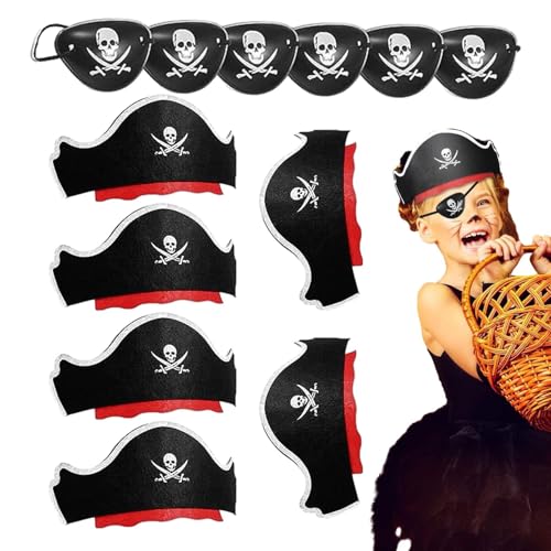 Générique Partyzubehör für Piraten, Piraten-Party-Set, Cosplay | Halloween Pirat Party fördert das Piratenkostüm für Erwachsene Générique Partyzubehör für Piraten, Piraten-Party-Set, Cosplay | Halloween Pirat Party fördert das Piratenkostüm für Erwachsene von Générique