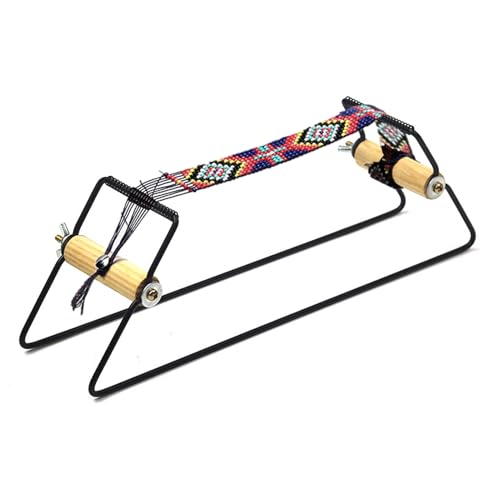 Générique Perlenbastel-Set – mit Perlen | Armbandgewinde-Set aus Edelstahl | handgefertigte Armbandweberei | Schmuck zur Herstellung von Halsketten, Gürteln, Bou von Générique