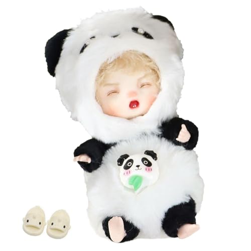 Générique Plüschtier – echte Puppen – niedliche Reborn-Puppen für Kleinkinder, kleine Puppen für Jungen und Mädchen, realistische Puppen mit abnehmbarer Panda-Kleidung Générique Plüschtier – echte Puppen – niedliche Reborn-Puppen für Kleinkinder, kleine Puppen für Jungen und Mädchen, realistische Puppen mit abnehmbarer Panda-Kleidung von Générique