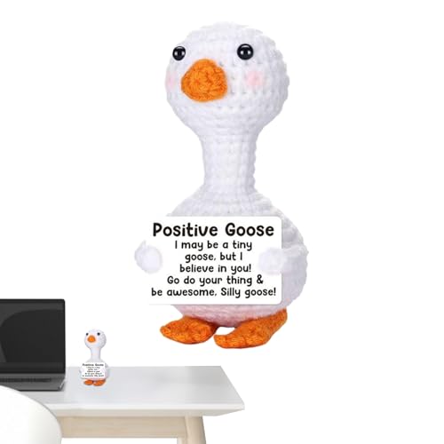 Générique Positive Häkelnadel, Positive Halterung, gestrickt, Cartoon-Geese-Doll, 3,54 x 2,17 Zoll, Kartendekoration, Dekoration für Sammlung, Zuhause, Babyparty, Geburtstag, Fotografie Générique Positive Häkelnadel, Positive Halterung, gestrickt, Cartoon-Geese-Doll, 3,54 x 2,17 Zoll, Kartendekoration, Dekoration für Sammlung, Zuhause, Babyparty, Geburtstag, Fotografie von Générique