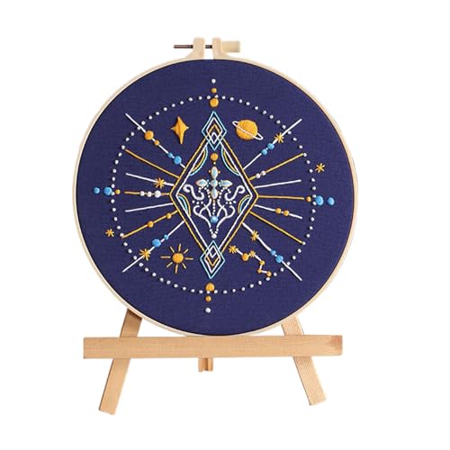 Générique Punch Stickset Anfänger, Tarot-Stickset, einfaches Tarotstich-Set mit Mondmuster, Nadelstich bietet Stoffe für Erwachsene Générique Punch Stickset Anfänger, Tarot-Stickset, einfaches Tarotstich-Set mit Mondmuster, Nadelstich bietet Stoffe für Erwachsene von Générique