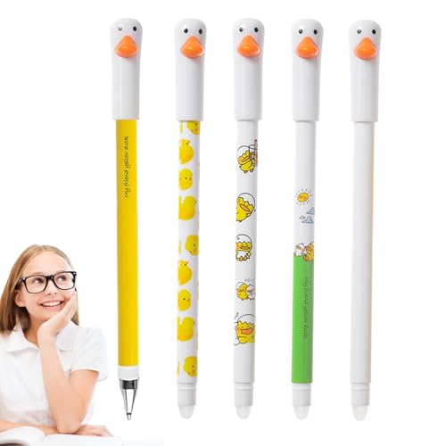 Générique Radierbare Stifte – löschbare Stifte in Entenform, 0,5 mm, Schulbedarf & Büro, schmutzabweisend, für Schule, Notizen, Tagebuch, Zeichnen Générique Radierbare Stifte – löschbare Stifte in Entenform, 0,5 mm, Schulbedarf & Büro, schmutzabweisend, für Schule, Notizen, Tagebuch, Zeichnen von Générique
