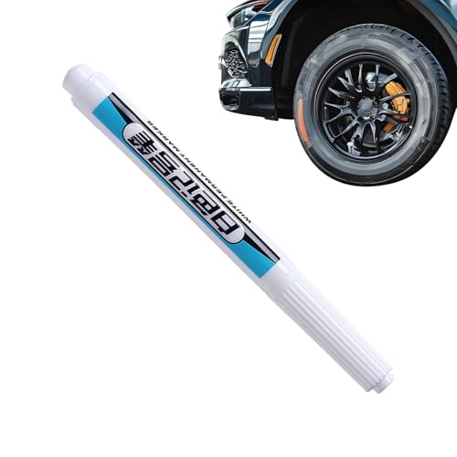 Générique Schießmarker, reflektierender weißer Tintenstift, wetterfest, für Automotive Marking Tool, vielseitig einsetzbar (1 Stück, Weiß), für Autos, Möbel und industrielle Verwendung von Générique