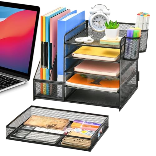 Générique Schreibtisch-Organizer aus Netzstoff mit ausziehbarer Schublade, Schreibtisch-Organizer für Dateien und Zubehör, rutschfester Behälter für Kunstbedarf und Organisation für Bücher und Stifte Générique Schreibtisch-Organizer aus Netzstoff mit ausziehbarer Schublade, Schreibtisch-Organizer für Dateien und Zubehör, rutschfester Behälter für Kunstbedarf und Organisation für Bücher und Stifte von Générique