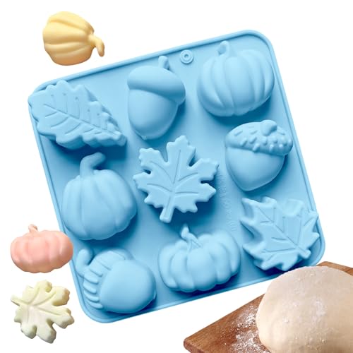 Générique Silikonformen zum Backen, Dekoration für Thanksgiving, 9-Kavity Silikon-Backformen, Cupcake-Formen, Kunstharz, Seife, Schokolade, Kuchen, Basteln, Heimdekoration Générique Silikonformen zum Backen, Dekoration für Thanksgiving, 9-Kavity Silikon-Backformen, Cupcake-Formen, Kunstharz, Seife, Schokolade, Kuchen, Basteln, Heimdekoration von Générique