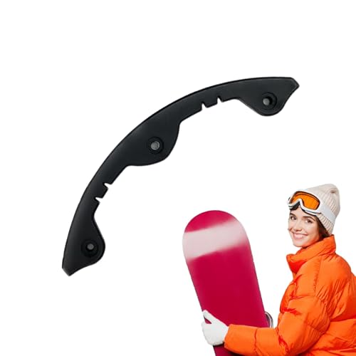 Générique Snowboard-Schutz – gebogenes Snowboard Anti-Kollisionsstreifen, Snowboard Anti-Kollisionsstreifen | Black Longboard Nose Guard, Skateboard Deck Cover for Youth, Anfänger Générique Snowboard-Schutz – gebogenes Snowboard Anti-Kollisionsstreifen, Snowboard Anti-Kollisionsstreifen | Black Longboard Nose Guard, Skateboard Deck Cover for Youth, Anfänger von Générique