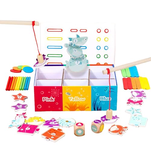 Générique Sortierbox für Farben und Formen, Lernspielzeug aus Holz zum Sortieren von Formen und Farben, Klassifikations- und Lernaktivität, für sensorische Ecke und Unterhaltung auf Hochstuhl Générique Sortierbox für Farben und Formen, Lernspielzeug aus Holz zum Sortieren von Formen und Farben, Klassifikations- und Lernaktivität, für sensorische Ecke und Unterhaltung auf Hochstuhl von Générique
