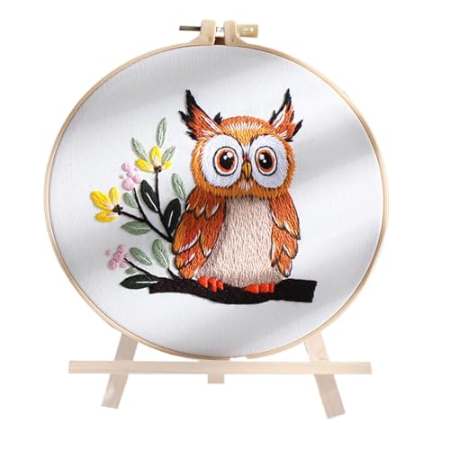 Générique Stickset Anfänger, Stickset Anfänger, Handstickerei Set Eule | Festliches Dekor mit Anleitung, Nähsets mit Faden und Reifen, klassisches Stickstichset Générique Stickset Anfänger, Stickset Anfänger, Handstickerei Set Eule | Festliches Dekor mit Anleitung, Nähsets mit Faden und Reifen, klassisches Stickstichset von Générique