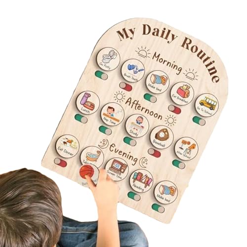 Générique Stundenplan für Kinder | Schild aus Holz für Kleinkinder, 3 – 5 Jahre – Bretter aus Holz, Schulbedarf für Kindergarten, Klassenzimmer Générique Stundenplan für Kinder | Schild aus Holz für Kleinkinder, 3 – 5 Jahre – Bretter aus Holz, Schulbedarf für Kindergarten, Klassenzimmer von Générique