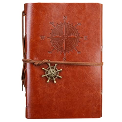 Générique Vintage-Notizbuch, Arbeitsbuch, Schreibtagebuch, Piratenstil | Kalender Schulbedarf Klassenzubehör unerlässliches Schreibwaren Männer Frauen Jugendliche von Générique