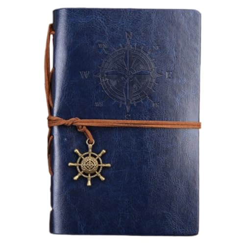 Générique Vintage-Notizbuch, Piratenbuch für Tagebuch und Notizen | Retro-Kalender mit fließendem Schreiben, Bürobedarf für Zuhause, Schule und Arbeit von Générique