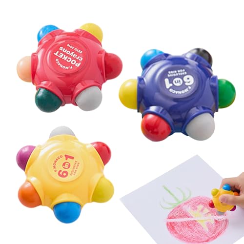 Générique Washable Buntstifte, Erasable Doodle Coloring Bleistifte, & Easy to Clean, inklusive integriertem Eraser, für Kinder im Alter von 2 bis 10 Jahren, perfekt zum Zeichnen, Doodling & Artistic von Générique