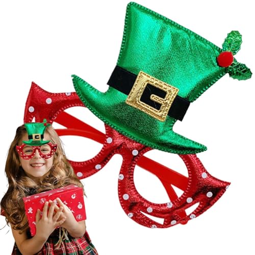 Générique 【Weihnachtsbrille | Weihnachtsbrille für | Niedliche Weihnachtsbrillenrahmen | Brillenrahmen Hutdesign, Party-Kostümzubehör Générique 【Weihnachtsbrille | Weihnachtsbrille für | Niedliche Weihnachtsbrillenrahmen | Brillenrahmen Hutdesign, Party-Kostümzubehör von Générique