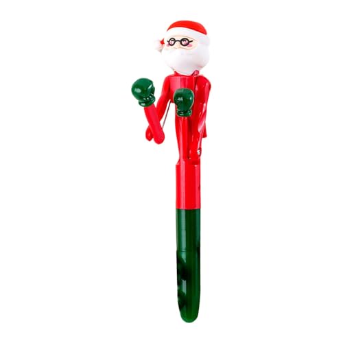 Générique Weihnachtskugelschreiber, niedliche Kugelschreiber, Weihnachtsmann-Stifte, flüssiges Schreiben, schnelles Trocknen, lustiges Design. Boxstift mit Colorfast-Tinte von Générique