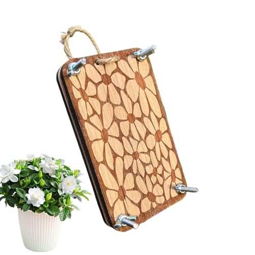 Générique Wiederverwendbare Taschen-Blumenpresse, multifunktionales Embosser-Set, 5,6 x 11,9 cm, Holz, tragbar, Stems Crafts für botanische Hängelampen Générique Wiederverwendbare Taschen-Blumenpresse, multifunktionales Embosser-Set, 5,6 x 11,9 cm, Holz, tragbar, Stems Crafts für botanische Hängelampen von Générique