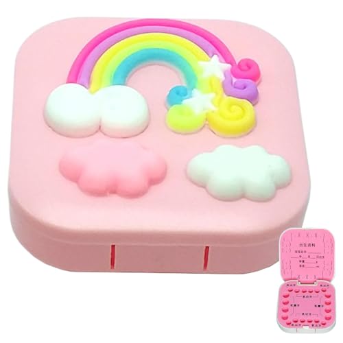 Générique Zahndose für Regenbogen-Halter, Cloud-Aufbewahrungstablett | Bicuspids-Behälter für Erlaubnis kreativ niedlich für Mädchen und , Fang Container Cradle Gift, incisor Saver von Générique