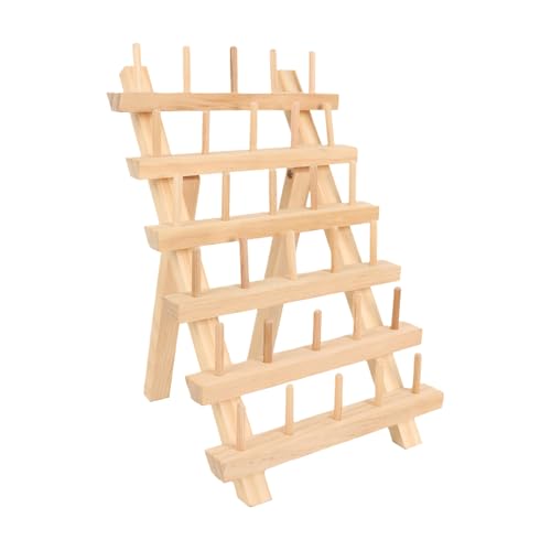 Gewindehalter – Quilt-Gewindehalter, Nähfadenhalter, faltbar, aus Holz, Näh-Organizer aus Holz, gute Haltbarkeit, Aufbewahrungs-Organizer aus Poly Gewindehalter – Quilt-Gewindehalter, Nähfadenhalter, faltbar, aus Holz, Näh-Organizer aus Holz, gute Haltbarkeit, Aufbewahrungs-Organizer aus Poly von Générique
