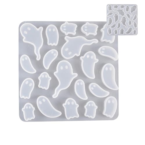 Ghost-Schlüsselanhänger Form, Geisterformen für Ohrringe, Schlüsselanhänger Form aus Silikon, Schmuckherstellungswerkzeuge für Schlüsselanhänger, Halskette, Armband, Formen Ghost-Schlüsselanhänger Form, Geisterformen für Ohrringe, Schlüsselanhänger Form aus Silikon, Schmuckherstellungswerkzeuge für Schlüsselanhänger, Halskette, Armband, Formen von Générique