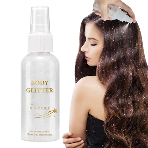 Glitzerspray für Haar | Glänzendes Haarpuder Make-up Fixativ | Puder frei halten Langer Halt Zubehör Party Halloween Ball Haut Kleidung Kostüm Geburtstag Glitzerspray für Haar | Glänzendes Haarpuder Make-up Fixativ | Puder frei halten Langer Halt Zubehör Party Halloween Ball Haut Kleidung Kostüm Geburtstag von Générique