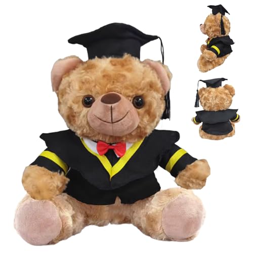 Graduation Bear, Abschlussbär | Klasse von 2025 Studienabschluss Plüschtier – weicher Plüschtier mit leichtem Licht für Absolventen der College High School 2025 Graduation Bear, Abschlussbär | Klasse von 2025 Studienabschluss Plüschtier – weicher Plüschtier mit leichtem Licht für Absolventen der College High School 2025 von Générique
