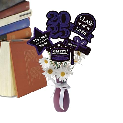 Graduierungszentren für Tische, Graduierung Vasendekorationen | 2025 Graduation Party Decors Toppers - Foto Requisiten Tischdekoration für Kindergarten des ly Graduierungszentren für Tische, Graduierung Vasendekorationen | 2025 Graduation Party Decors Toppers - Foto Requisiten Tischdekoration für Kindergarten des ly von Générique