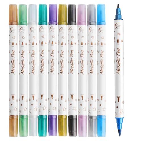 Graffiti-Stifte mit wasserfestem Nageldesign – Acryl-Nageldesign-Marker | Nail Point Graffiti Styles | 10 x Maniküre-Stifte mit doppeltem Ende | Marqua-Lösung Graffiti-Stifte mit wasserfestem Nageldesign – Acryl-Nageldesign-Marker | Nail Point Graffiti Styles | 10 x Maniküre-Stifte mit doppeltem Ende | Marqua-Lösung von Générique