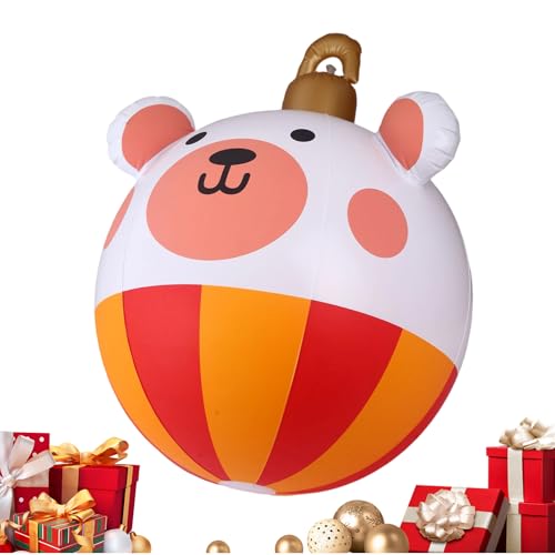 Große aufblasbare Weihnachtskugeln, 58 cm Weihnachtskugeln zum Aufblasen, Partydekoration, für den Außenbereich, für Innenbereich, Rasen, Allee, Terrasse, Garten, Hof Große aufblasbare Weihnachtskugeln, 58 cm Weihnachtskugeln zum Aufblasen, Partydekoration, für den Außenbereich, für Innenbereich, Rasen, Allee, Terrasse, Garten, Hof von Générique