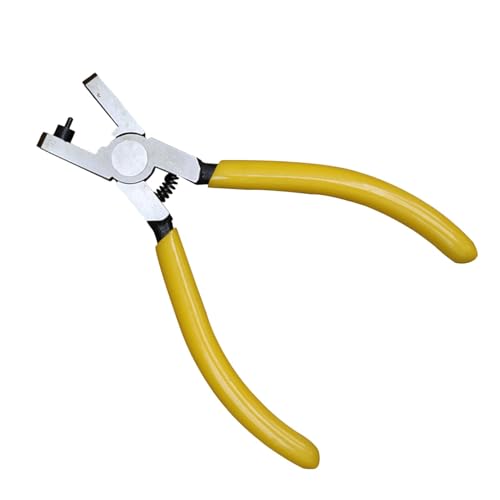 Gürtellocher | Locher für Leder aus Karbonstahl | Uhrenarmband, Locher aus Leder | Reparaturwerkzeuge von 5 Zoll (12,7 cm) robuste Klemmen | Locher aus Leder für Gürtel von Générique