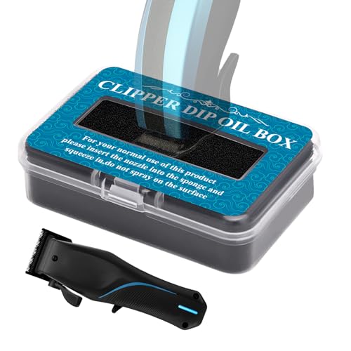 Haarclippers Schmierschwamm – elektrische Ölbox Clipper, 15 g Anti-Riss-Schwamm | Verschleißfeste Schmierbox, Geräuschreduzierung für Scheren, Schneider, Werkzeuge von Générique