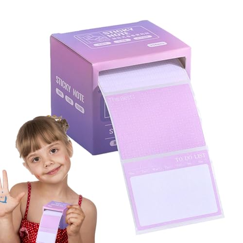 Haftnotizen abziehen, Pop-up Haftnotizen | Niedliches Schreibnotizpapier 256 Blatt | Kleine Schiebenotizblöcke, Malklebeband, Nachrichten, Must-Have von Générique
