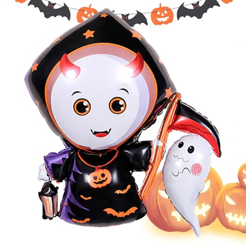 Halloween Folienballons | Folienballons mit Skelett stehend | Party- und Eventdekorationen für Zuhause, Garten, Schule und Feier Halloween Folienballons | Folienballons mit Skelett stehend | Party- und Eventdekorationen für Zuhause, Garten, Schule und Feier von Générique