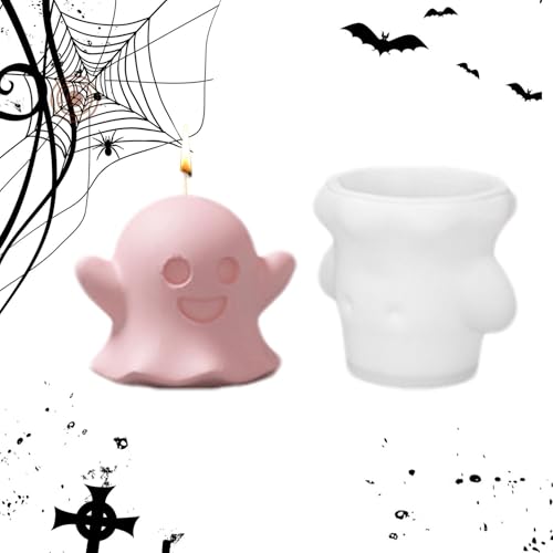 Halloween-Formen, Halloween-Kerzenformen – niedliche Geisterkerzenherstellungsformen, Halloween-Kerzenformen, Silikonform für Epoxidharz, Kerze, handgefertigte Seife Halloween-Formen, Halloween-Kerzenformen – niedliche Geisterkerzenherstellungsformen, Halloween-Kerzenformen, Silikonform für Epoxidharz, Kerze, handgefertigte Seife von Générique