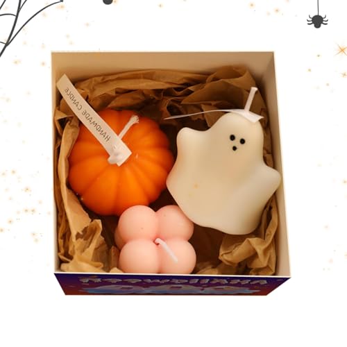Halloween Geisterkerzen - Gruselige Deko Kerzen, Halloween Themenkerzen | Von Geisterkerzen mit flackerndem Kopf gruselig Dekor, Party Deko Kerzen zu Hause Halloween Geisterkerzen - Gruselige Deko Kerzen, Halloween Themenkerzen | Von Geisterkerzen mit flackerndem Kopf gruselig Dekor, Party Deko Kerzen zu Hause von Générique