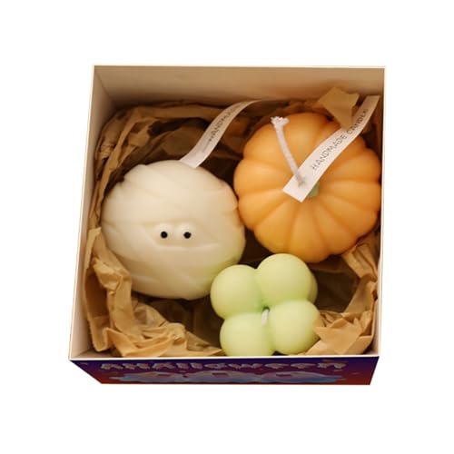 Halloween-Kerzen, Geisterduftkerze, Spooky Ghost Duftkerzen, gruselige Votivkerzen, niedliche Neuheit für den Esstisch, Feiern von a von Générique