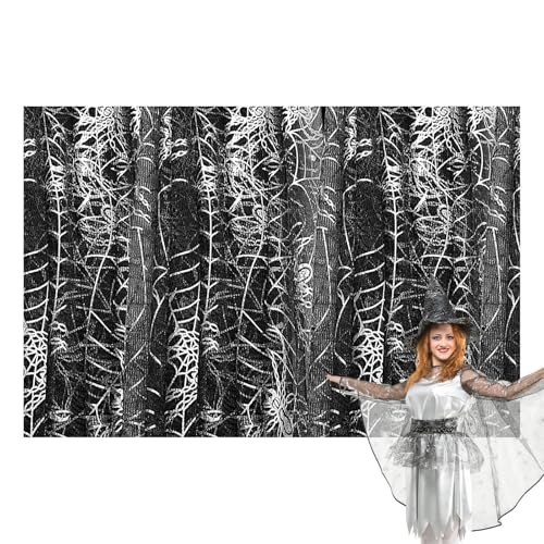 Halloween-Netzstoff – Spinnennetz-Netzstoff, zuschneidbar, für Halloween-Kleidung, Rollenspiel-Kleidung, für Heimdekoration, Hochzeiten und von Générique