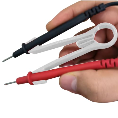 Halterung für Multimeter-Probe, Test-Messgerät, ergonomisches elektrisches Testing, langlebiges Klemm-Design, schwarze Farbe, Strom-Testing, Reparatur Halterung für Multimeter-Probe, Test-Messgerät, ergonomisches elektrisches Testing, langlebiges Klemm-Design, schwarze Farbe, Strom-Testing, Reparatur von Générique