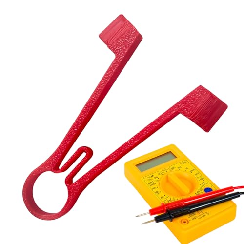 Halterung für Multimeter-Probe, Test-Messgerät, ergonomisches elektrisches Testing, langlebiges Klemm-Design, schwarze Farbe, Strom-Testing, Reparatur Halterung für Multimeter-Probe, Test-Messgerät, ergonomisches elektrisches Testing, langlebiges Klemm-Design, schwarze Farbe, Strom-Testing, Reparatur von Générique