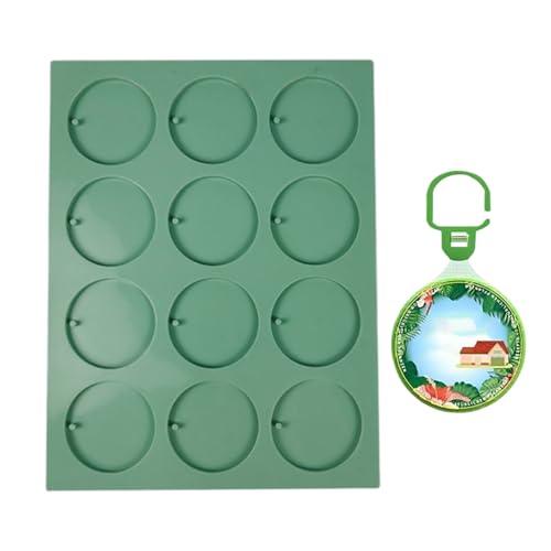 Handgemachte Seifenformen, 12 Mulden, runde Formen für Seifen | Dekorativ, wiederverwendbar, für Bastelarbeiten, Partygeschenk für Frauen, Anfänger, , Haus, Innendekoration Handgemachte Seifenformen, 12 Mulden, runde Formen für Seifen | Dekorativ, wiederverwendbar, für Bastelarbeiten, Partygeschenk für Frauen, Anfänger, , Haus, Innendekoration von Générique